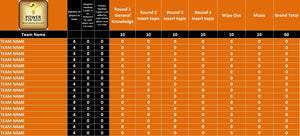 Free readymade Auto Handicapping Score Board