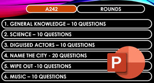 A242 Pub Quiz (07 July 2024) - PowerPoint Format