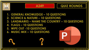 A249 Pub Quiz (25 August 2024) - PowerPoint Format