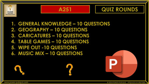 A251 Pub Quiz (08 Sept 2024) - PowerPoint Format