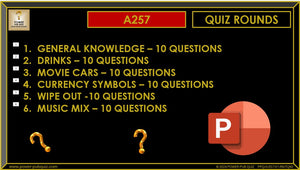 A257 Pub Quiz (20 Oct 2024) - PowerPoint Format