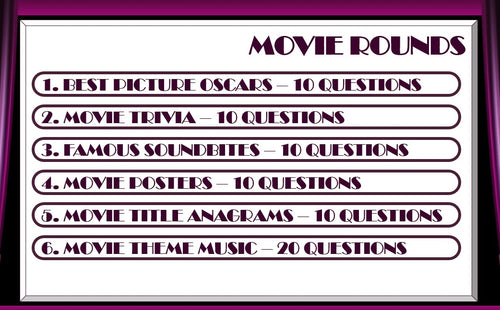 The Big Movie Quiz