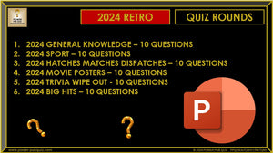 2024 Retro Quiz With Free Music Quiz 2000's Quiz - PowerPoint Format