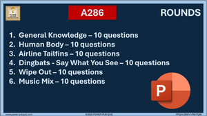A286 Pub Quiz (11 May 2025) - PowerPoint Format
