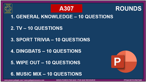 A307 Pub Quiz (05 Oct 2025) - PowerPoint Format